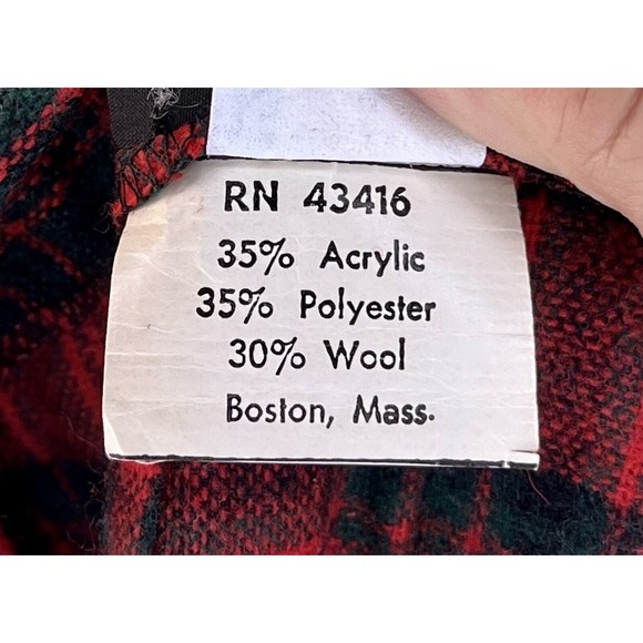 Vintage Century of Boston Grunge Plaid Wool Blend Pleated Skirt - Size 4 - Picture 5 of 5